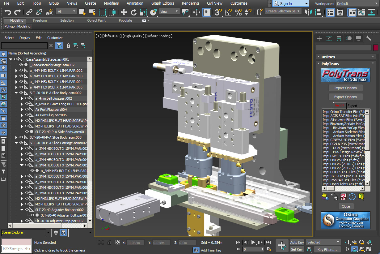 PolyTrans for 3dsMax - 3D & Translation 3ds Max - Okino